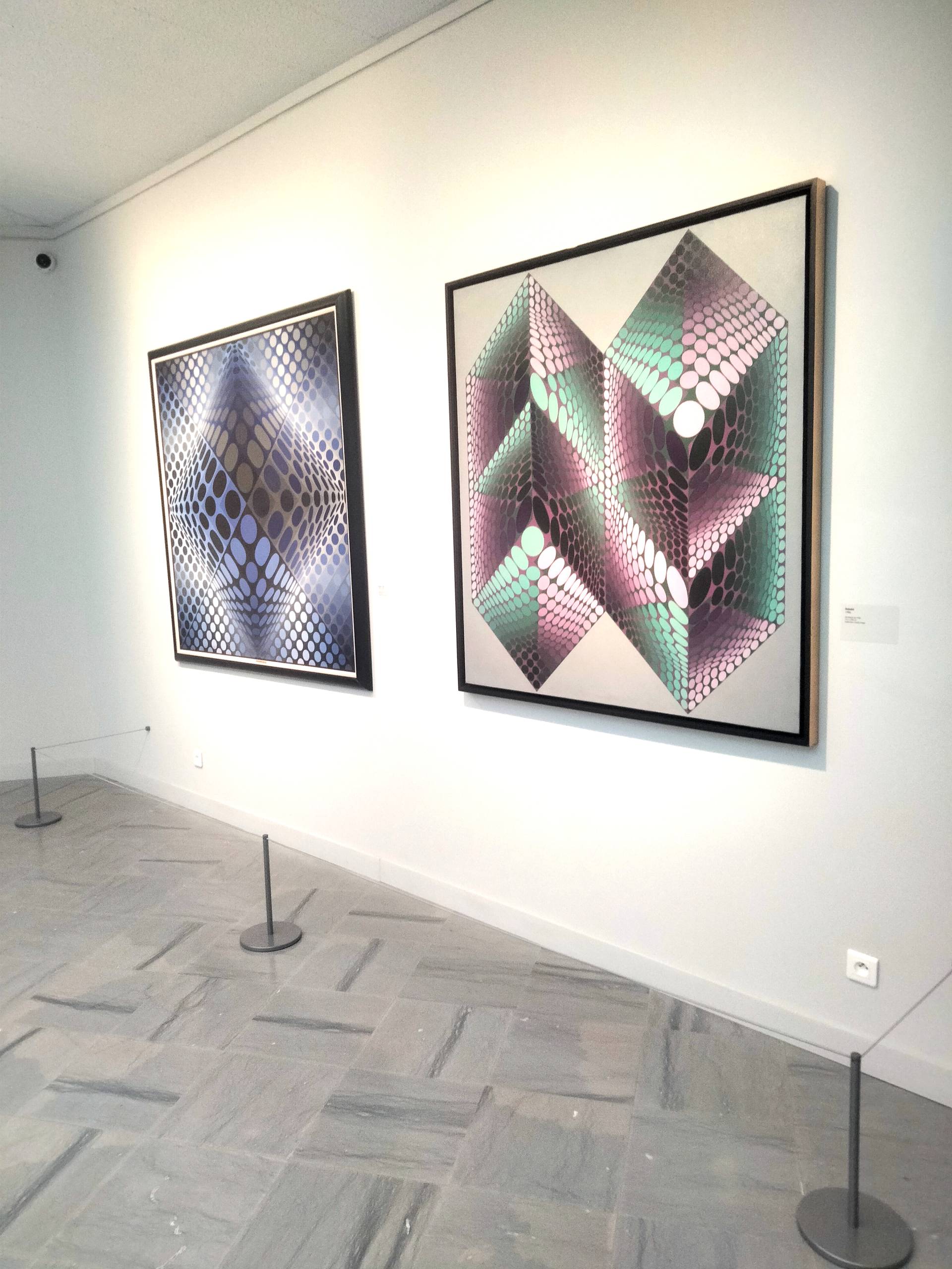 Salle d&rsquo;exposition – Fondation Vasarely – Aix en Provence