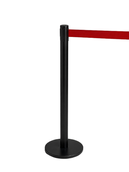 Poteau_à_sangle_rétractable